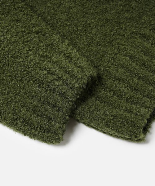 FRIZMWORKS(フリズムワークス)の「ALPACA BOUCLE KNIT _ OLIVE(ニット/セーター・レディース・その他・LARGE/MEDIUM/X-LARGE/SMALL)」の4枚目の写真