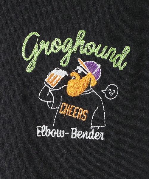 THE SHOP TK (ザ ショップ ティーケー )の「ヒゲオジ サガラ刺繍 半袖Tシャツ 【洗濯機OK】(Tシャツ/カットソー・メンズ・オフホワイト/ブラック・03/02)」の6枚目の写真