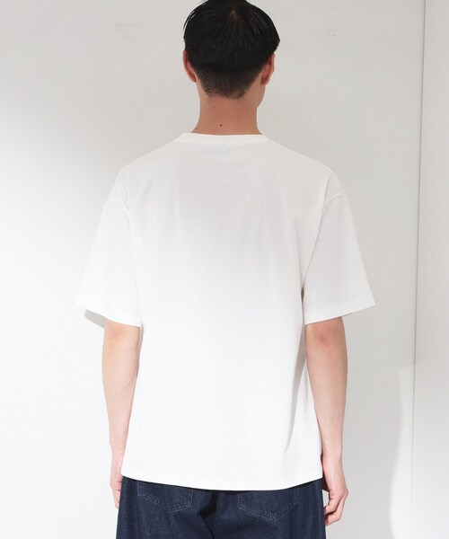 THE SHOP TK (ザ ショップ ティーケー )の「ヒゲオジ サガラ刺繍 半袖Tシャツ 【洗濯機OK】(Tシャツ/カットソー・メンズ・オフホワイト/ブラック・03/02)」の13枚目の写真
