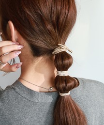 セール】liberty select パール付きヘアゴム 3本セット（ヘアゴム