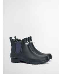 Barbour バブアー サイドゴア ショート レインブーツ UK8 Barbour（バブアー） レインブーツ ショート KINGHAM ANKLE WELLINGTON