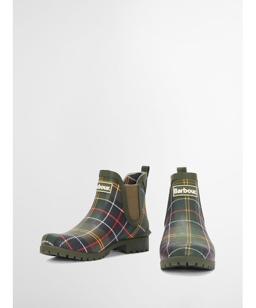 Barbour（バブアー）の「Wilton サイドゴア レインブーツ（レディース）（レインシューズ・レディース・ブラック/ネイビー・3/4/5）」の3枚目の写真