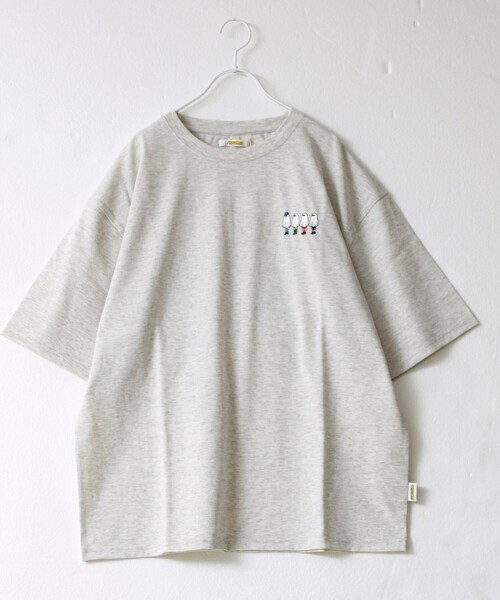 FREDY MAC(フレディーマック)の「【FREDYMAC/フレディマック】度詰め天竺オバケ刺繍TEE(Tシャツ/カットソー・メンズ・アイボリー/ホワイト・L/M)」の5枚目の写真