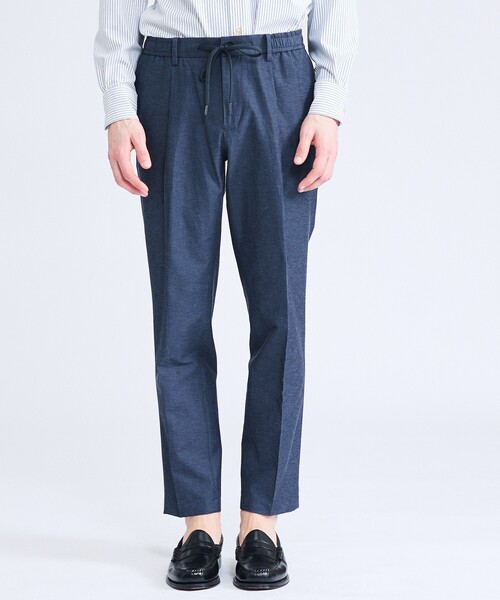 ABAHOUSE(アバハウス)の「【セットアップ対応】スーパーストレッチ リネンイージースラックス(スラックス・メンズ・ライトブラウン/ネイビー・44/46/48/50)」の4枚目の写真