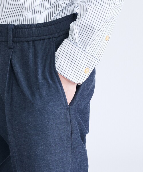 ABAHOUSE(アバハウス)の「【セットアップ対応】スーパーストレッチ リネンイージースラックス(スラックス・メンズ・ライトブラウン/ネイビー・44/46/48/50)」の7枚目の写真
