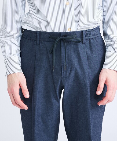 ABAHOUSE(アバハウス)の「【セットアップ対応】スーパーストレッチ リネンイージースラックス(スラックス・メンズ・ライトブラウン/ネイビー・44/46/48/50)」の9枚目の写真