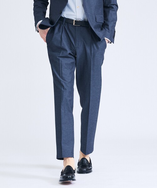 ABAHOUSE(アバハウス)の「【セットアップ対応】スーパーストレッチ リネンイージースラックス(スラックス・メンズ・ライトブラウン/ネイビー・44/46/48/50)」の21枚目の写真