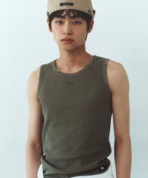 Damage Tank Top Khaki