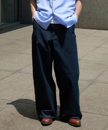 Perushu（ペルーシュ）の「WIDE STRAIGHT STUDS WORK PANTS／ワイドストレートスタッズワークパンツ（その他パンツ）」