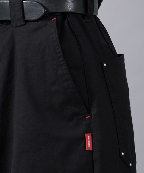 Perushu(ペルーシュ)の「WIDE STRAIGHT STUDS WORK PANTS/ワイドストレートスタッズワークパンツ(その他パンツ・メンズ・ブラック/ネイビー/ブラウン・MEDIUM/LARGE/SMALL)」の20枚目の写真