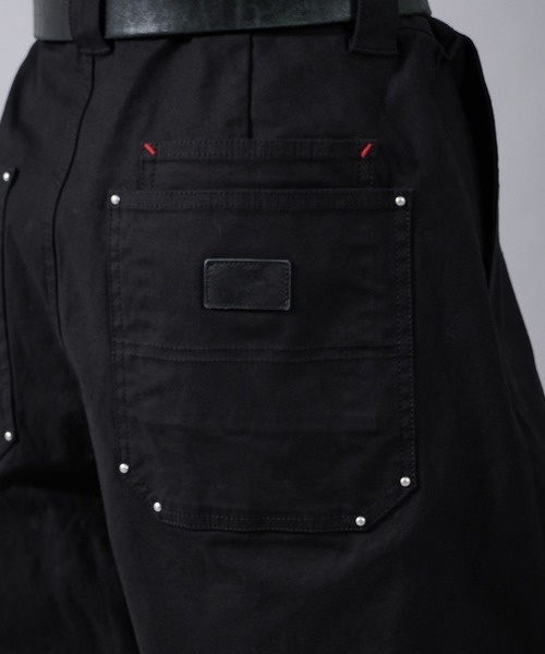 Perushu(ペルーシュ)の「WIDE STRAIGHT STUDS WORK PANTS/ワイドストレートスタッズワークパンツ(その他パンツ・メンズ・ブラック/ネイビー/ブラウン・MEDIUM/LARGE/SMALL)」の22枚目の写真