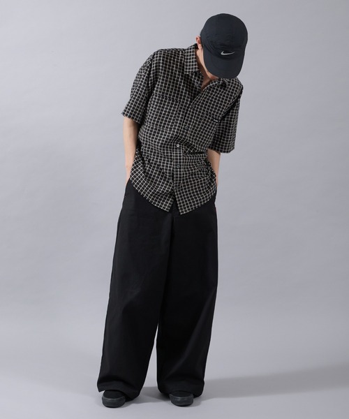 Perushu(ペルーシュ)の「WIDE STRAIGHT STUDS WORK PANTS/ワイドストレートスタッズワークパンツ(その他パンツ・メンズ・ブラック/ネイビー/ブラウン・MEDIUM/LARGE/SMALL)」の16枚目の写真