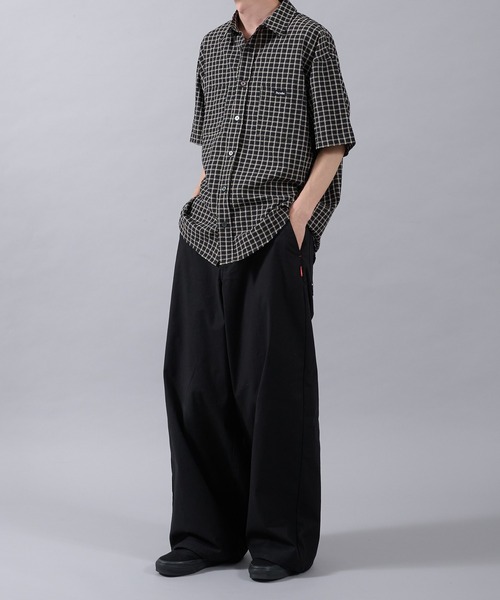Perushu(ペルーシュ)の「WIDE STRAIGHT STUDS WORK PANTS/ワイドストレートスタッズワークパンツ(その他パンツ・メンズ・ブラック/ネイビー/ブラウン・MEDIUM/LARGE/SMALL)」の15枚目の写真