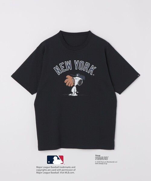 SHIPS: PEANUTS×MLB プリント Tシャツ 26SS（Tシャツ/カットソー
