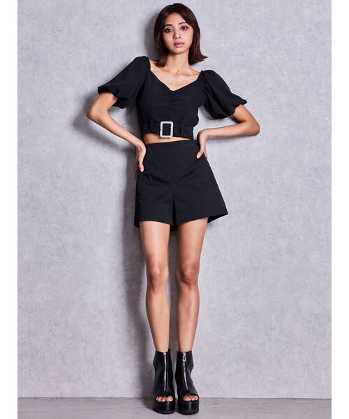 GYDA(ジェイダ)の「フロントZIP GGスライダータンクソールショートブーツ(ブーツ・レディース・ブラック・LARGE/MEDIUM/SMALL)」の8枚目の写真
