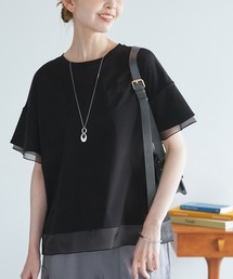 ROPE' PICNIC | 【ベストヒット】70シルケットシアードッキングトップス/着丈が選べる・UVカット・接触冷感(Tシャツ/カットソー)