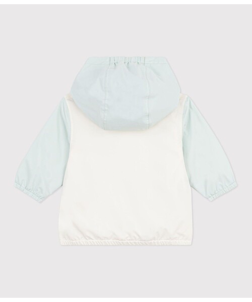 PETIT BATEAU（プチバトー）の「カラーブロックウィンドブレーカー（マウンテンパーカー・キッズ・ライトブルー・12MONTH/18MONTH/24MONTH/36MONTH）」の5枚目の写真