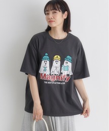 Right-on | HONEYSUCKLE ROSE(ハニーサックルローズ)おばけプリントビッグT(Tシャツ/カットソー)