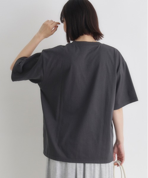 Right-on(ライトオン)の「HONEYSUCKLE ROSE(ハニーサックルローズ)おばけプリントビッグT(Tシャツ/カットソー・レディース・ホワイト/ダークグレー・L/M)」の10枚目の写真