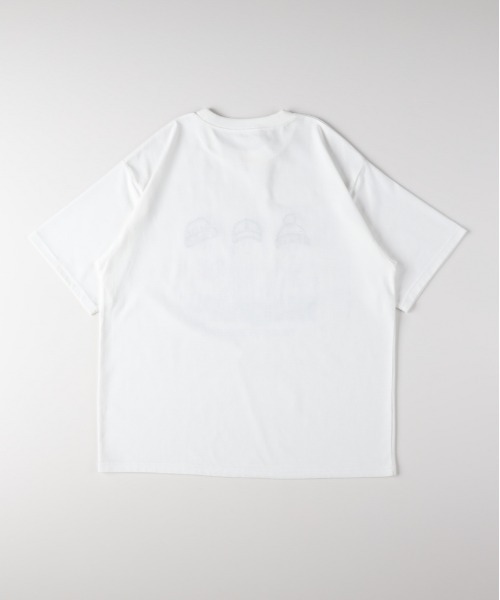 Right-on(ライトオン)の「HONEYSUCKLE ROSE(ハニーサックルローズ)おばけプリントビッグT(Tシャツ/カットソー・レディース・ホワイト/ダークグレー・L/M)」の14枚目の写真