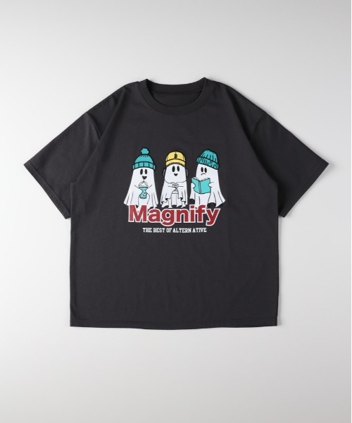 Right-on(ライトオン)の「HONEYSUCKLE ROSE(ハニーサックルローズ)おばけプリントビッグT(Tシャツ/カットソー・レディース・ホワイト/ダークグレー・L/M)」の20枚目の写真