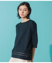 Park Slope NEWYORKER | 【着回し・着映え】カットワーク刺繍Tシャツ(Tシャツ/カットソー)