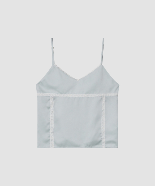 THE LILLE(ザ リル)の「Soft Satin Sleeveless_Skyblue(Tシャツ/カットソー・レディース・その他・FREE)」の2枚目の写真