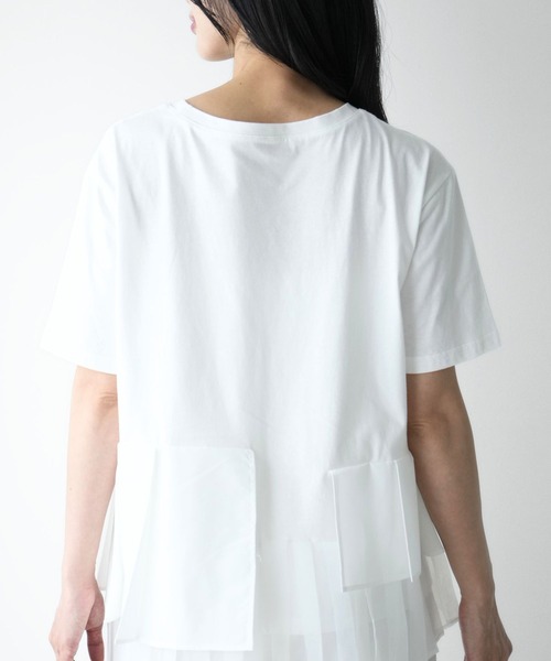 Ehre style(エーレスタイル)の「一癖が好き!大人のTシャツ きれい見え(Tシャツ/カットソー・レディース・ブラック/ホワイト・FREE)」の18枚目の写真