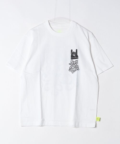 LOOSE JOINTS(ルーズジョインツ)の「【loosejoints】SPECTATOR - BORN TO LOOSE S/S TEE(Tシャツ/カットソー・メンズ・ブラック/ホワイト・S/M/L)」の1枚目の写真