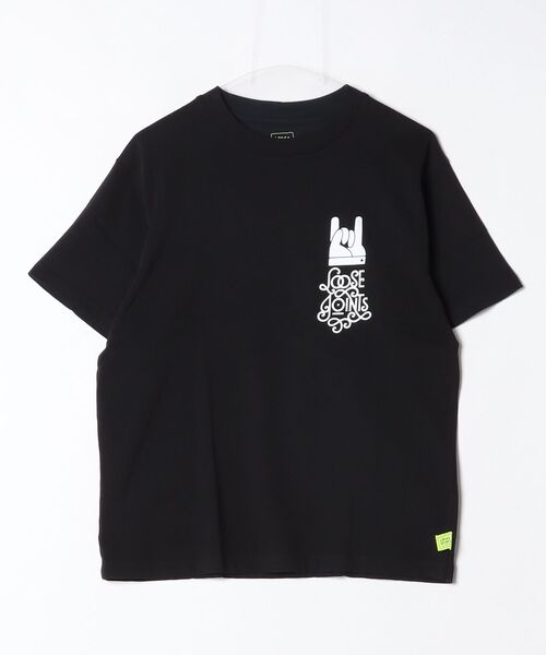 LOOSE JOINTS(ルーズジョインツ)の「【loosejoints】SPECTATOR - BORN TO LOOSE S/S TEE(Tシャツ/カットソー・メンズ・ブラック/ホワイト・S/M/L)」の2枚目の写真