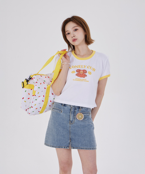 DYSFUNCT(ディスファンクト)の「LONELY CUB RINGER T-SHIRT(YELLOW)(Tシャツ/カットソー・レディース・その他・SMALL/MEDIUM)」の2枚目の写真