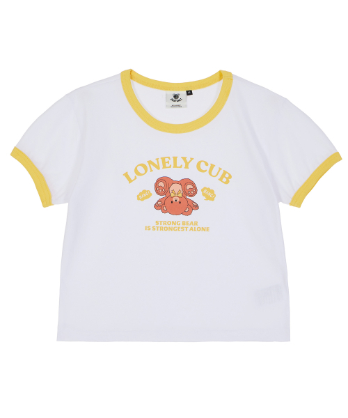 DYSFUNCT(ディスファンクト)の「LONELY CUB RINGER T-SHIRT(YELLOW)(Tシャツ/カットソー・レディース・その他・SMALL/MEDIUM)」の4枚目の写真