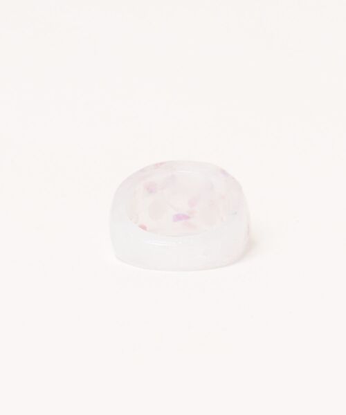 tone(トーン)の「【popochi】指輪 レジン シンプル 大人 上品 リング デイリー ドライフラワー(MA)(リング・レディース・レッド/ピンク/パープル・FREE)」の5枚目の写真