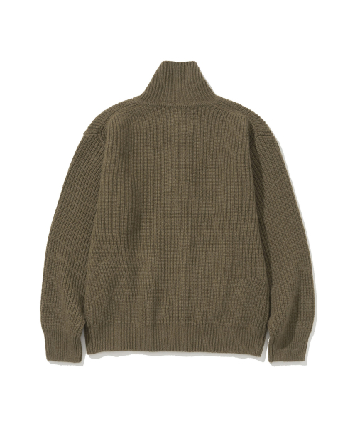 SIIIIDO(シド)の「HERMANN HEAVY YAK WOOL COLLAR CARDIGAN #2(カーディガン/ボレロ・メンズ・ベージュ・2/3)」の2枚目の写真