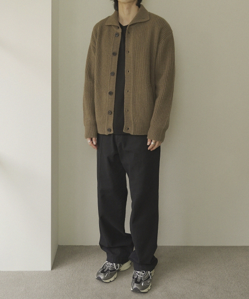 SIIIIDO(シド)の「HERMANN HEAVY YAK WOOL COLLAR CARDIGAN #2(カーディガン/ボレロ・メンズ・ベージュ・2/3)」の5枚目の写真
