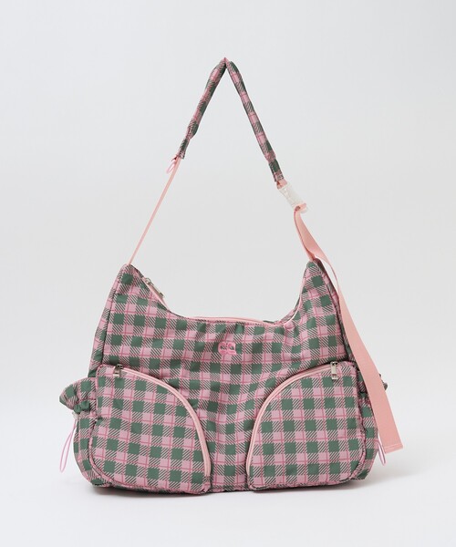 Casselini(キャセリーニ)の「【Casselini/キャセリーニ】ラウンドBIGショルダー/チェック柄/ショルダーバッグ/バッグ【WEB限定】(ショルダーバッグ・レディース・ブルー/ピンク/チャコールグレー・フリー)」の22枚目の写真