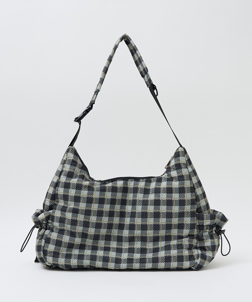 Casselini(キャセリーニ)の「【Casselini/キャセリーニ】ラウンドBIGショルダー/チェック柄/ショルダーバッグ/バッグ【WEB限定】(ショルダーバッグ・レディース・ブルー/ピンク/チャコールグレー・フリー)」の9枚目の写真