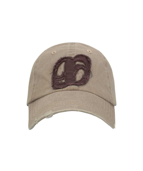 ASON(アズオン)の「PATCH BALL CAP / BEIGE(キャップ・レディース・その他・FREE)」の1枚目の写真