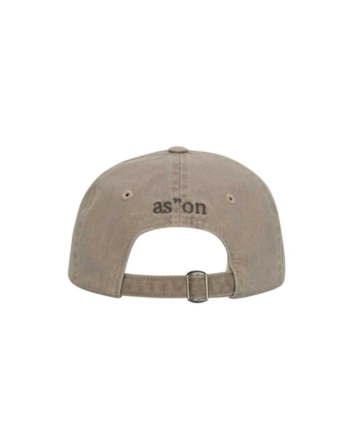 ASON(アズオン)の「PATCH BALL CAP / BEIGE(キャップ・レディース・その他・FREE)」の3枚目の写真