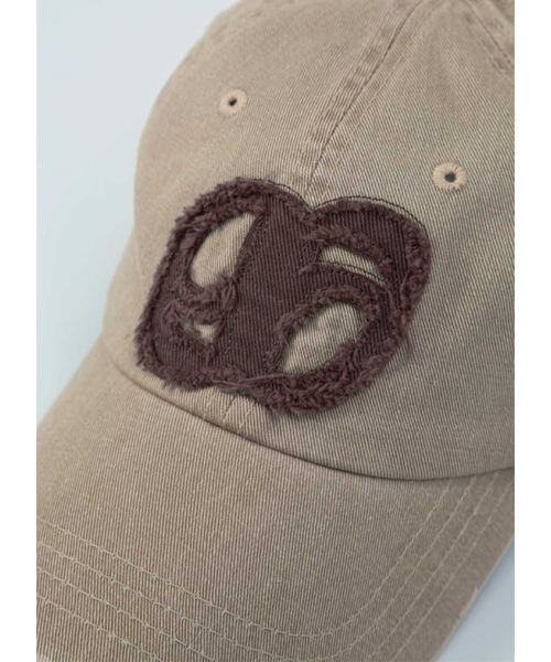 ASON(アズオン)の「PATCH BALL CAP / BEIGE(キャップ・レディース・その他・FREE)」の4枚目の写真