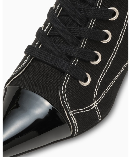 CONVERSE ALL STAR（コンバースオールスター）の「ALL STAR POLARIGE SHIN-HI / オールスター　ポラリージュ　ＳＨＩＮ－ＨＩ（スニーカー・レディース・ブラック・6/5.5/5/4.5/4/3.5/3）」の5枚目の写真