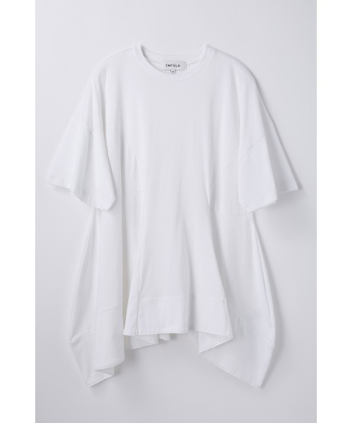 ASYMMETRY SOLID T-SHIRT（Tシャツ/カットソー）｜ENFOLD