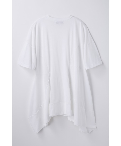 ENFOLD(エンフォルド)の「ASYMMETRY SOLID T-SHIRT(Tシャツ/カットソー・レディース・ブラック/ホワイト・38)」の3枚目の写真