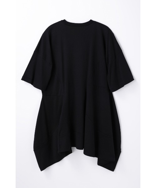ENFOLD(エンフォルド)の「ASYMMETRY SOLID T-SHIRT(Tシャツ/カットソー・レディース・ブラック/ホワイト・38)」の4枚目の写真