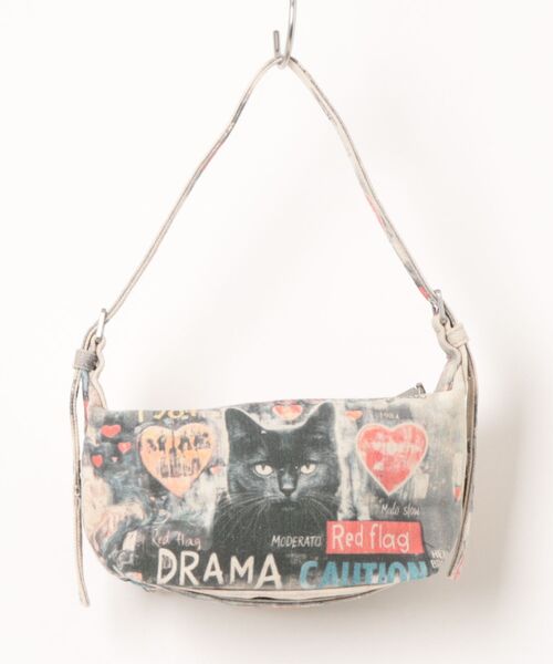 Desigual(デシグアル)の「【2026秋冬新作】 キャットグラフィックコットンミニショルダーバッグ(ショルダーバッグ・レディース・マルチ・FREE)」の6枚目の写真