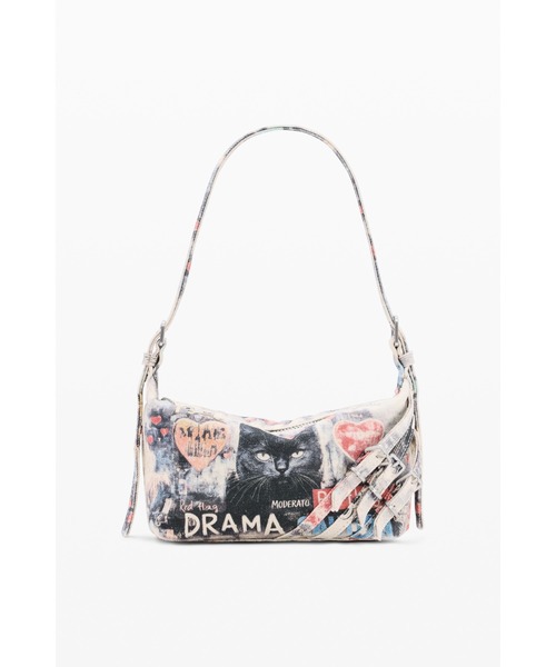 Desigual(デシグアル)の「Cat Graphic Cotton Mini Shoulder Bag/キャットグラフィックコットンミニショルダーバッグ(ショルダーバッグ・レディース・マルチ・FREE)」の9枚目の写真