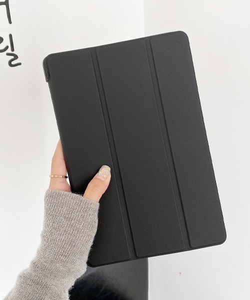 iPad 11世代/10世代 ケース iPad 三つ折り ブラック iPad 三つ折りケース 第11/10世代（2025/2022）（PC・タブレットケース