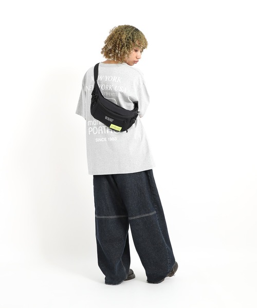 Manhattan Portage（マンハッタンポーテージ）の「ALLEYCAT WAIST VER 2 CORDURA GRINZA IRONWOOD（ボディバッグ/ウエストポーチ・メンズ・ブラック・X-SMALL）」の2枚目の写真