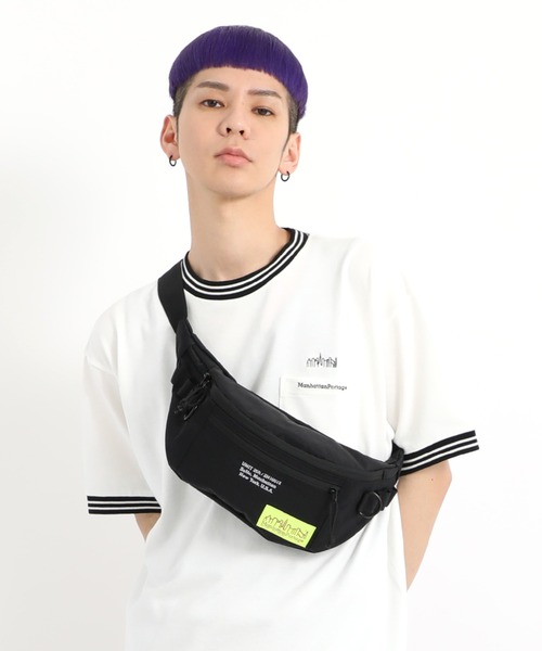 Manhattan Portage（マンハッタンポーテージ）の「ALLEYCAT WAIST VER 2 CORDURA GRINZA IRONWOOD（ボディバッグ/ウエストポーチ・メンズ・ブラック・X-SMALL）」の3枚目の写真