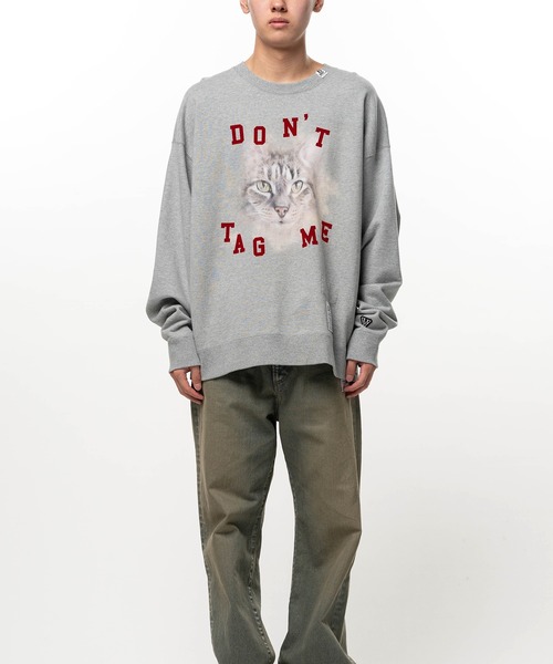 Maison MIHARA YASUHIRO(メゾンミハラヤスヒロ)の「Cat Printed Sweatshirt(スウェット・メンズ・グレー/ブラック/ホワイト・44/46/48)」の3枚目の写真